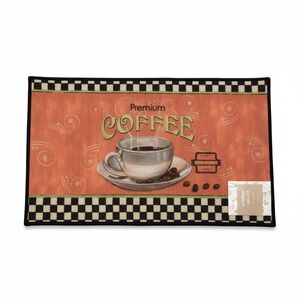 NWT “Premium Coffee” Gourmet Gallery, Kitchen Mat, 20 x 30